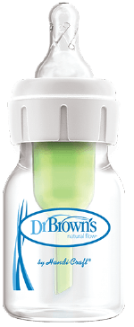 Dr. Brown's Standaardflesje 60 ml Options Bottle - Fase 1 teat (10 pcs)