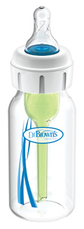 Dr. Brown's Specialty Feeding - standard bottle 120 ml with fase 1 teat (12 pcs)