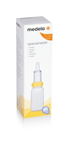 [Medelabottle] Medela Special Needs Feeding Bottle complete set, extra teat incl. (Haberman)